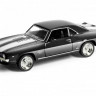 Машина Ideal 1:30-39 Chevrolet Camaro 1969 (черн. матов.)