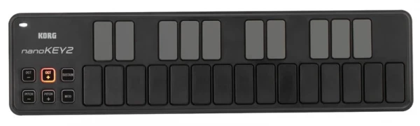 KORG NANOKEY2-BK портативный USB-MIDI-контроллер, цвет чёрный