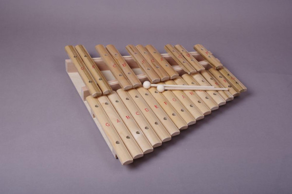 Ксилофон хроматический До мажор Мастерская Сереброва К1-КС-13 (25 пластин, на низком резонаторе, клен)