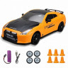 Радиоуправляемая машина дрифт HB Nissan GT-R 4WD+акб 1/24
