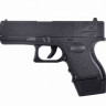 Пистолет металлический Glock 17 mini G.16 14см в/к