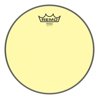 REMO BE-0310-CT-YE Emperor® Colortone™ Yellow Drumhead ,10' цветной двухслойный прозрачный пластик, желтый