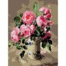 Картина по номерам 15х20 РОЗОВЫЙ ШИПОВНИК (16 цветов)