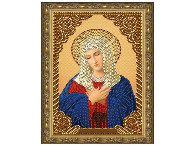 Алмазная 5D мозаика с нанесенной рамкой 20х30 УМИЛЕНИЕ (7 цветов)