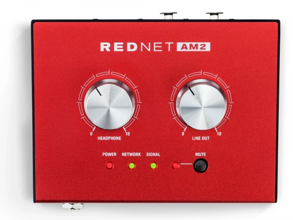 FOCUSRITE RedNet AM2 мониторный стерео модуль для аудио сети Dante