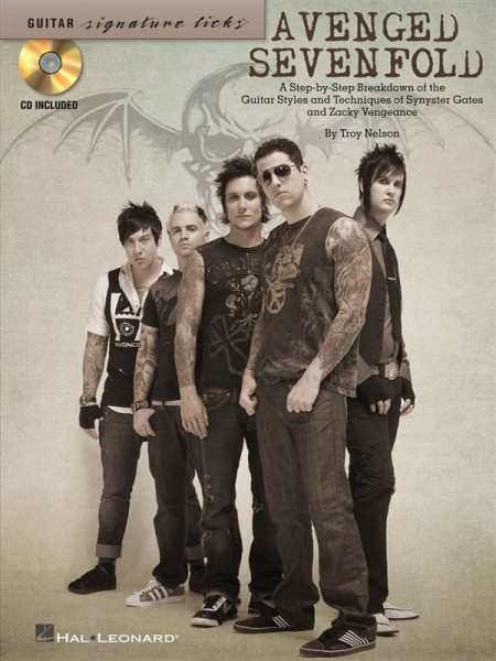 HL00696473- AVENGED SEVENFOLD SIGNATURE LICKS GUITAR GTR TAB BK/CD