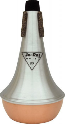 Сурдина для бас-тромбона оркестровая Jo-Ral TRB-4C Straight алюминий с медным дном
