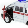 Машина "АВТОПАНОРАМА" инерц. "ГАЗель" (скорая) 1/50, в/к 14,5*8*5,5 см
