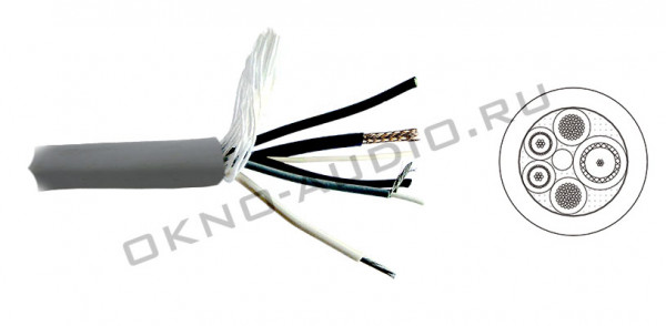 Кабель видео Mogami 2537-08 complexed COAX