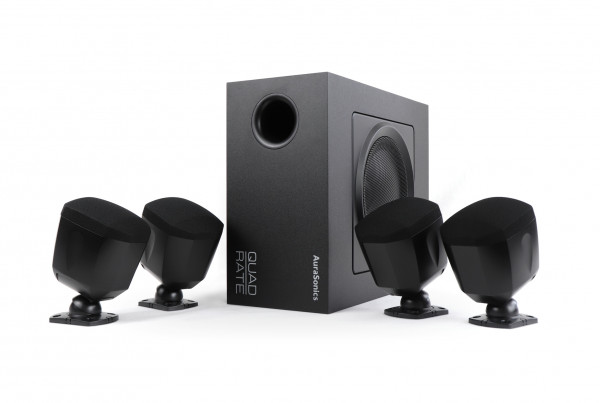 Комплект сабвуфер 6,5 и 4 сателлита 3 AuraSonics QUADRATE-BK черный Комплект сабвуфер 6,5 и 4 сателлита 3 AuraSonics QUADRATE-BK черный