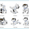 Радиоуправляемая робот-собака LENENG TOYS K16 звук, свет, танцы, сенсор