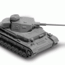 Немецкий танк Т-IV F2 1/100