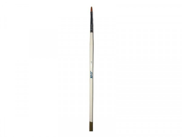 Кисть из синтетического волоса, плоская № 1, шт