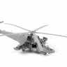 Сборная модель ZVEZDA Советский ударный вертолет Ми-24А, подарочный набор, 1/72