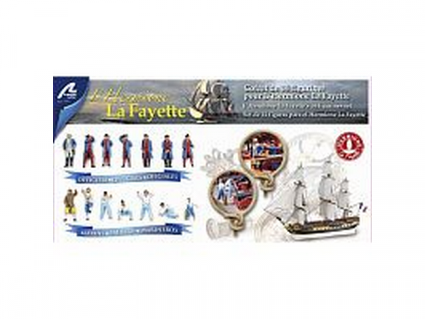 Набор металлических фигурок Artesania Latina для каравелл и галеонов (моряки, капитан)