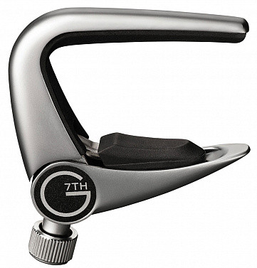 Каподастр для банджо-мандолин-укулеле G7TH Newport Banjo серебристый