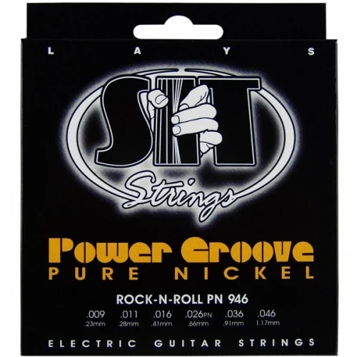 SIT PN946 POWER GROOVE Rock-n-Roll струны для электрогитары (9-11-16-26-36-46) легкого натяжения