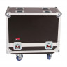 GATOR G-TOUR SPKR-212 - деревянный кейс для 2х12" колонок на колёсах