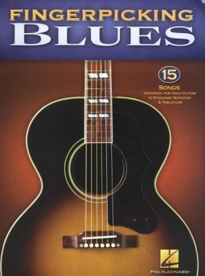 HL00701277 FINGERPICKING BLUES 15 SONGS ARR FOR SOLO GUITAR GTR TAB