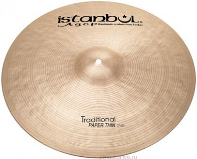 Тарелка ISTANBUL AGOP PTC18, 18" TRADITIONAL PAPER THIN Crash