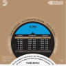 Струны для классической гитары D'ADDARIO EJ50 PRO-ARTE BLACK NYLON HARD TENSION