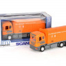 Машина "АВТОПАНОРАМА" SCANIA (мусоровоз) 1/40 инерц., в/к 28*14*12