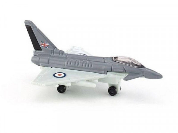 Самолет Siku Реактивный Jet Fighter 0873 1/87, 6.9 см, серый/белый