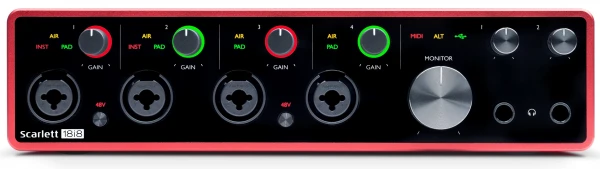 FOCUSRITE Scarlett 18i8 3rd Gen аудио интерфейс USB, 18 входов/8 выходов