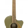 FENDER Newporter Player Olive Satin электроакустическая гитара