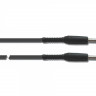 QUIK LOK S200-3 BK инструментальный кабель Mono JACK 3 м