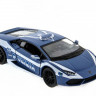 Машина Kinsmart Lamborghini Huracan (Police) инерция (1/12шт.) 1:36 б/к