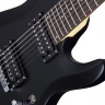 Schecter C-7 Deluxe SBK Электрогитара семиструнная, липа, клен, анкер