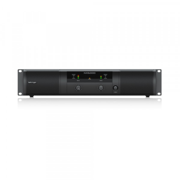 BEHRINGER NX6000 усилитель мощности 2х1600 Вт /8 Ом, 2х3000 Вт /4 Ом