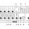 ABK PA-2812 микшер-усилитель 6-зонный