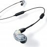 SHURE SE215-CL-BT1-EFS беспроводные внутриканальные Bluetooth наушники с одним динамическим драйвером, прозрачные.