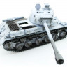 Р/У танк Taigen 1/16 ИС-2 модель 1944, СССР, зимний, (для ИК танк. боя) 2.4G, деревянная коробка