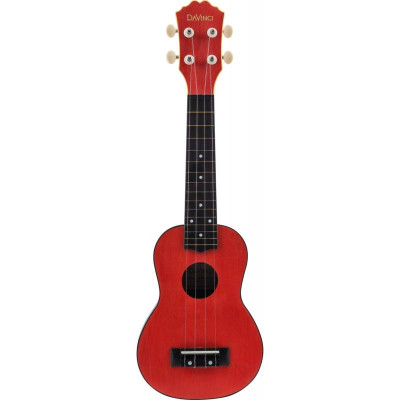 Укулеле-сопрано DAVINCI VINS-10RD цвет - красный, пластик