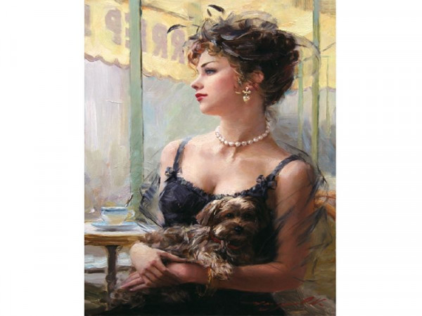 Картина по номерам 40х50 ВСЕГДА БЕЗ СПУТНИКОВ. ОДНА...(26 цветов) В