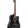 JET JDEC-255/12 BKS 12-струнная электроакустическая гитара с вырезом