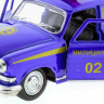 Машина "АВТОПАНОРАМА" инерц. ГАЗ-21 (милиция) 1/43, в/к 14*7*5,5 см