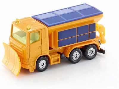 Снегоуборщик Siku 1309 1/55, 8.7 см, желтый/синий