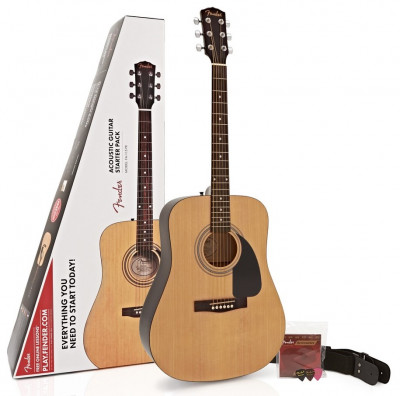 FENDER FA-115 Pack V2 Nat NRW акустическая гитара набор