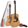 FENDER FA-115 Pack V2 Nat NRW акустическая гитара набор