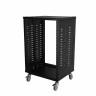 Рэк-шкаф TEMPO RK16W, 16 мест, колеса, цвет черный