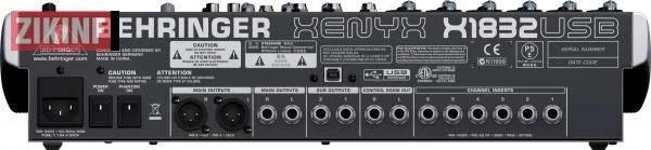 Микшер BEHRINGER X1622USB 4 моновхода, процессор эффектов, USB