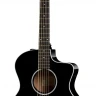 TAYLOR 214CE-BLK DLX электроакустическая гитара с кейсом