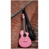 Гитара акустическая шестиструнная NATASHA Asteroid Sakura Pink