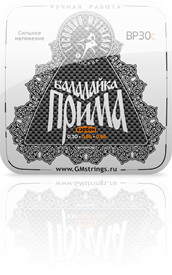 Струны для балалайки прима ГОСПОДИН МУЗЫКАНТ BP30C