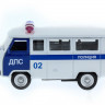 Машина "АВТОПАНОРАМА" инерц. УАЗ (ДПС) 1/50, в/к 12*7*5,5 см