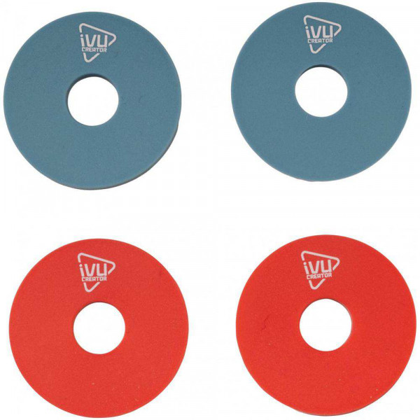 Фиксаторы ремня IVU CREATOR SB-RED/BLUE 4 шт